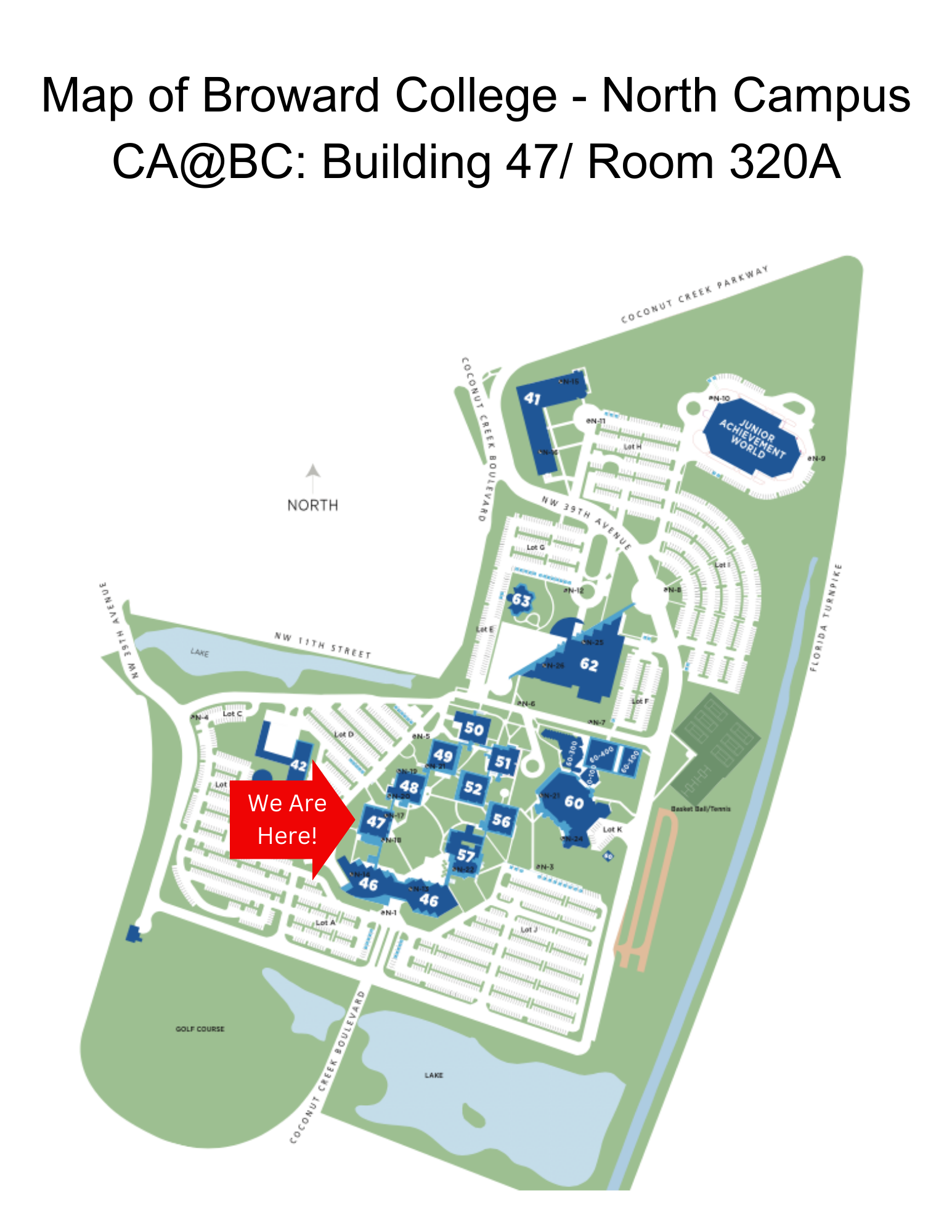 Map of Broward College - North Campus 